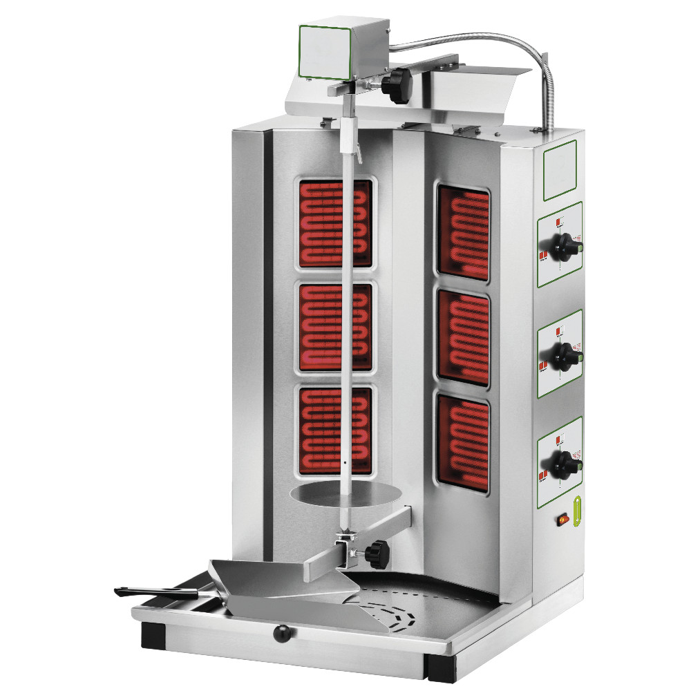 Gyros elettrico, trifase, 51x53x87÷13.4h cm