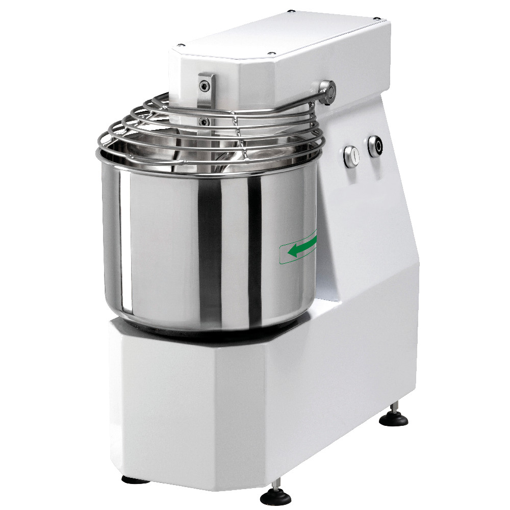 Impastatrice a spirale con testa fissa, trifase, 7kg