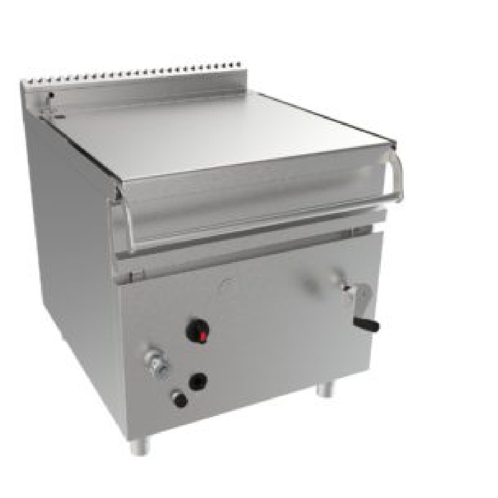 Brasiera a gas sollevamento manuale 80x90x85, 20 kW, 70/86 Lt.