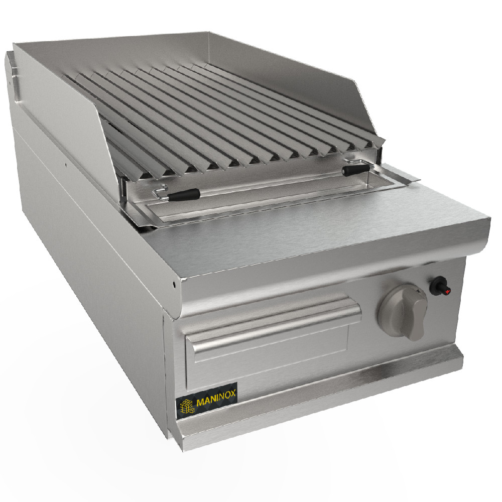 pietra lavica Griglia a pietra lavica a gas, 40x90x27.5h, 11 kW