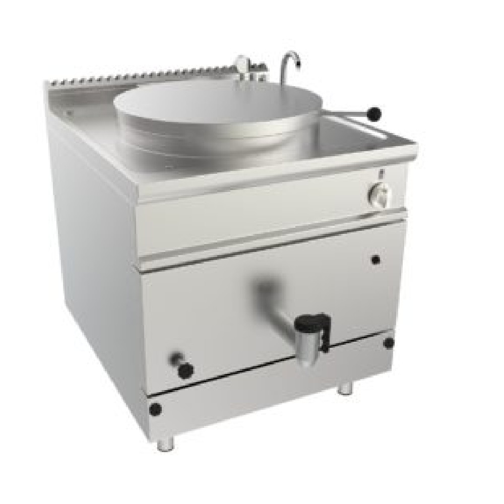 Pentola a gas riscaldamento indiretto 80x90x85, 21 kW, 102/113 Lt.