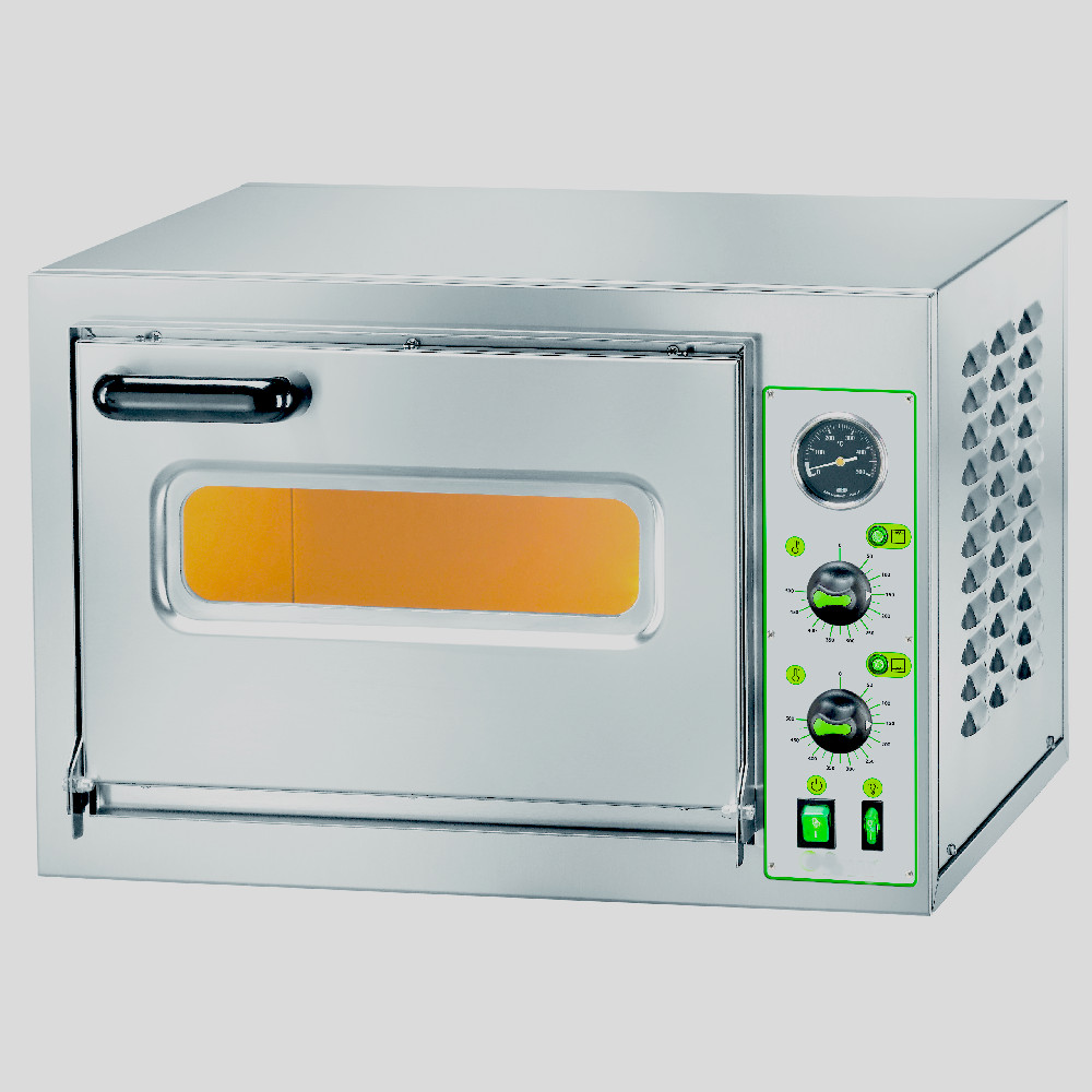 Forno pizza elettrico,una camera, monofase, 60x56x40h cm
