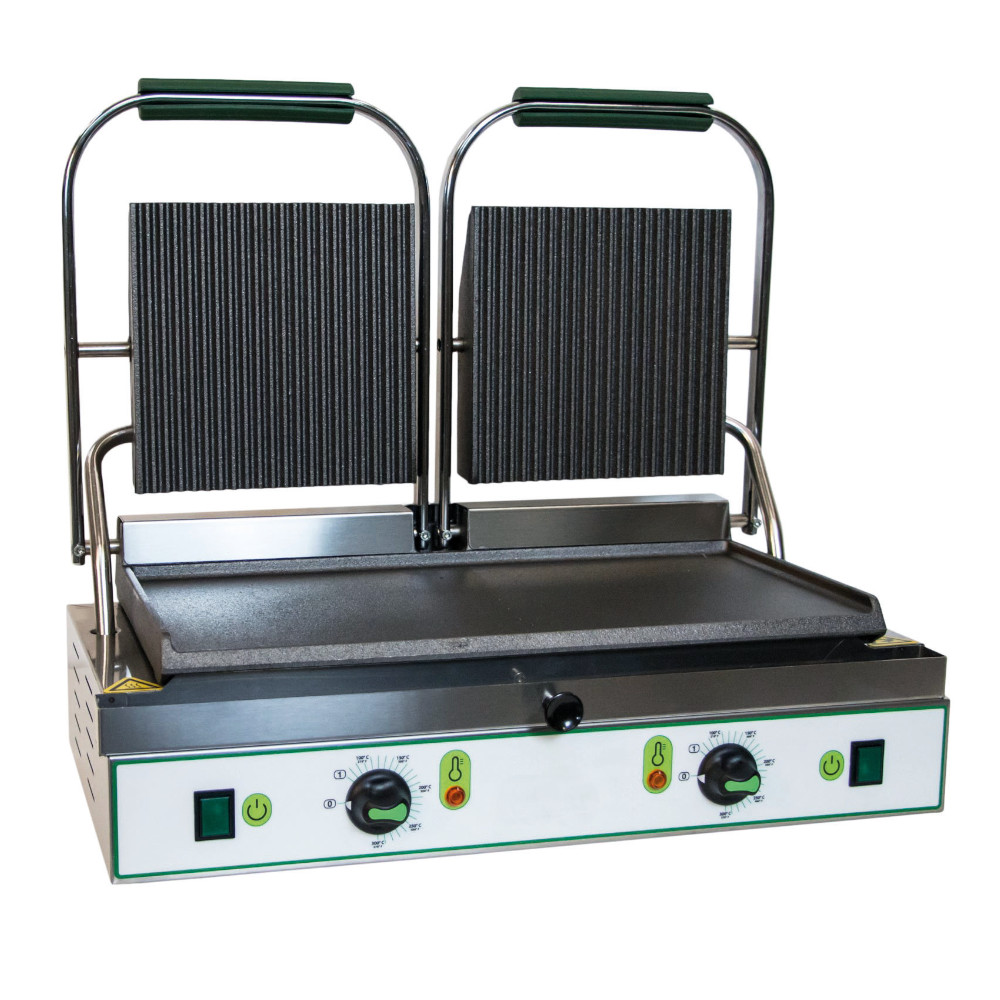 Piastra Piastra liscia in ghisa, trifase, 57x36x20h cm, 3.6 kW