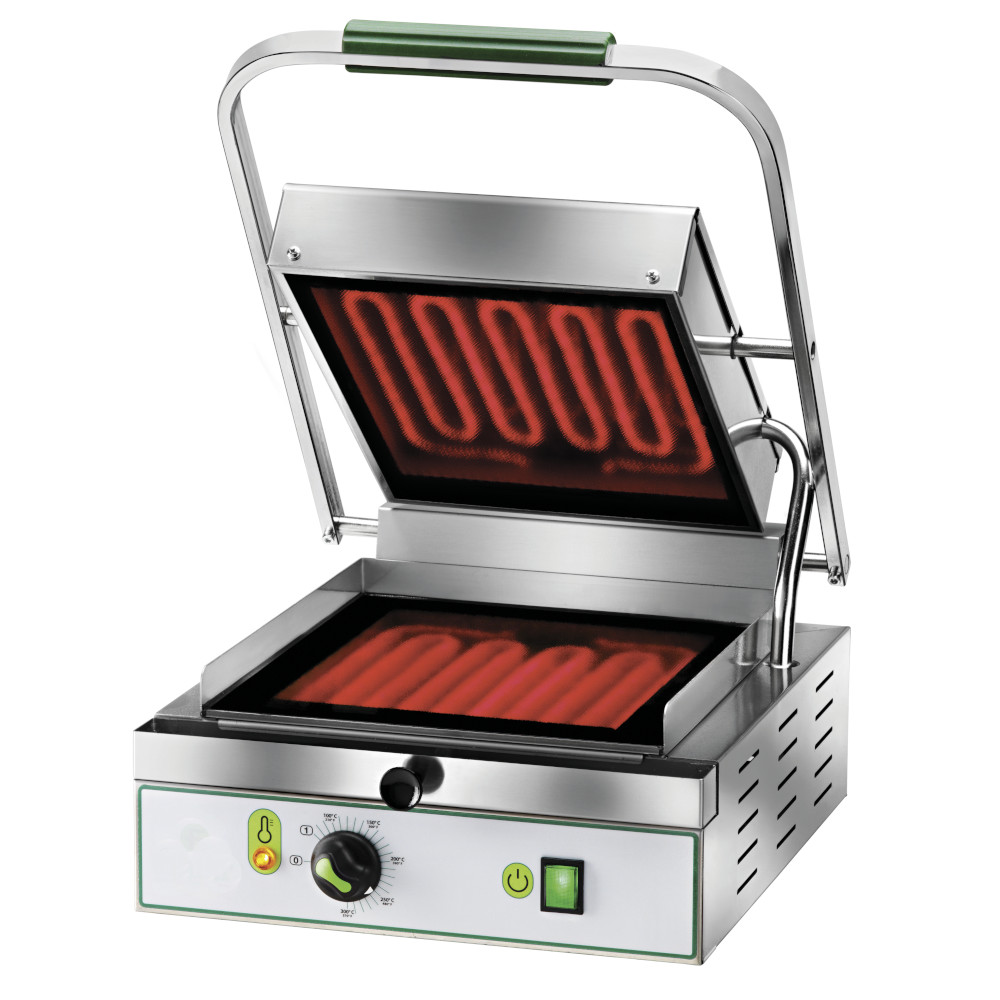 Piastra Piastra liscia elettrica in vetroceramica, monofase, 34x45x19h cm, 1.7 kW