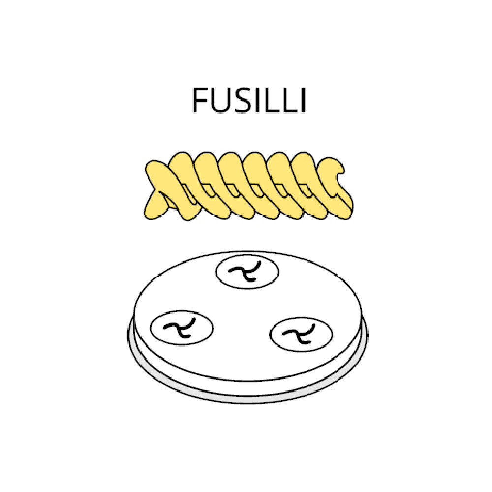 TRAFILA FUSILLI Ø 9 mm