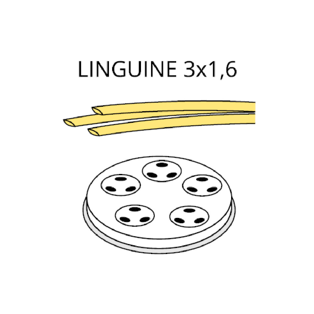 TRAFILA LINGUINE 3 x 1.6 - 3 mm