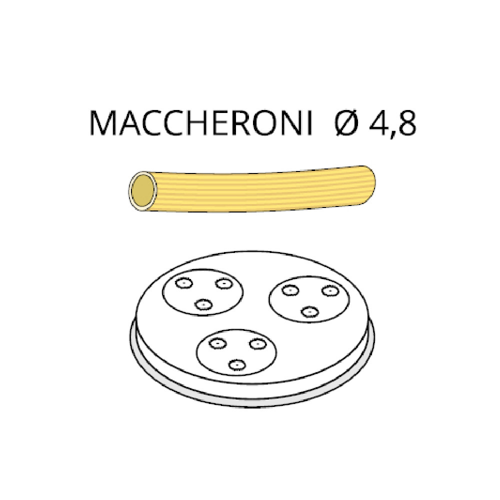 TRAFILA MACCHERONI Ø 4.8 mm