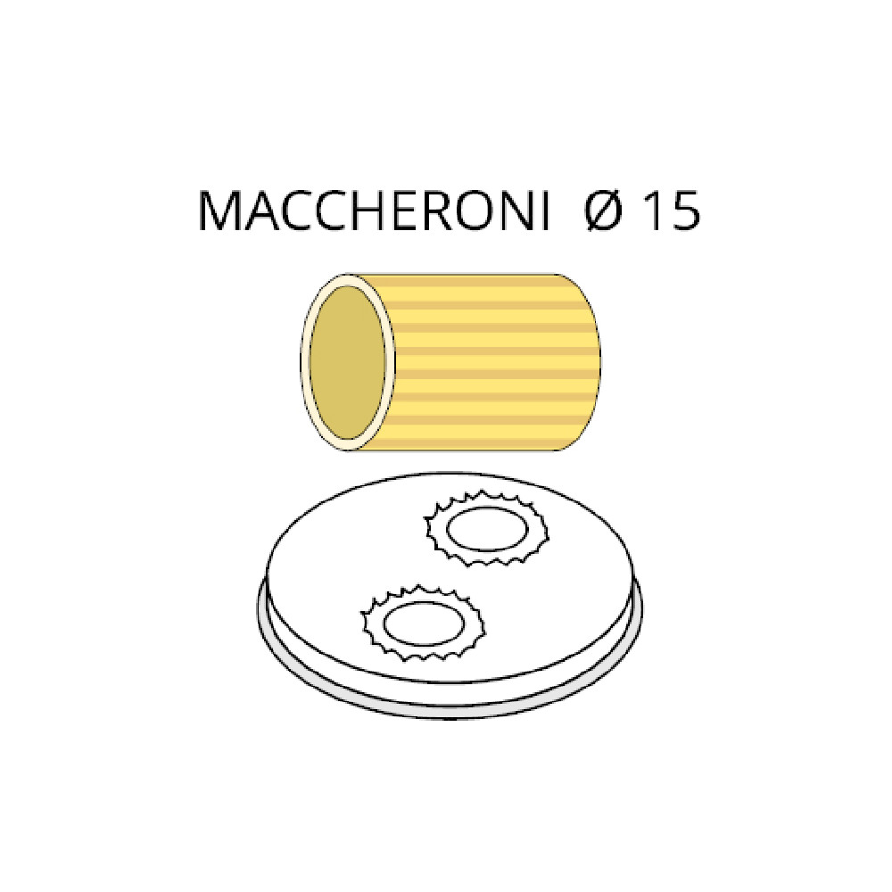 TRAFILA MACCHERONI Ø 15 mm