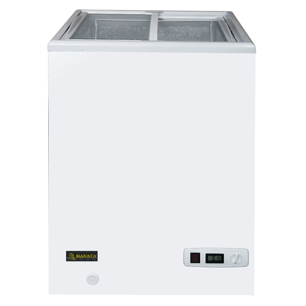 Congelatore a pozzetto statico, 98L, apertura superiore scorrevole