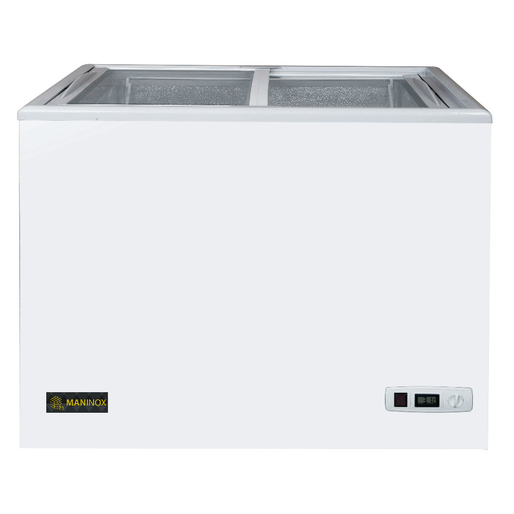 Congelatore a pozzetto statico, 197L, apertura superiore scorrevole