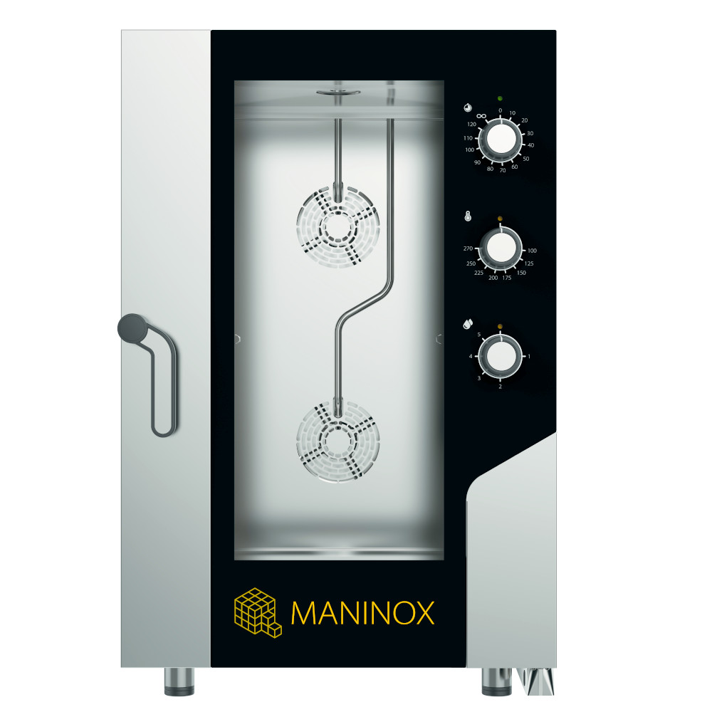 forno Forno elettrico combinato convezione vapore 11 teglie 1/1 GN con pannello elettromeccanico