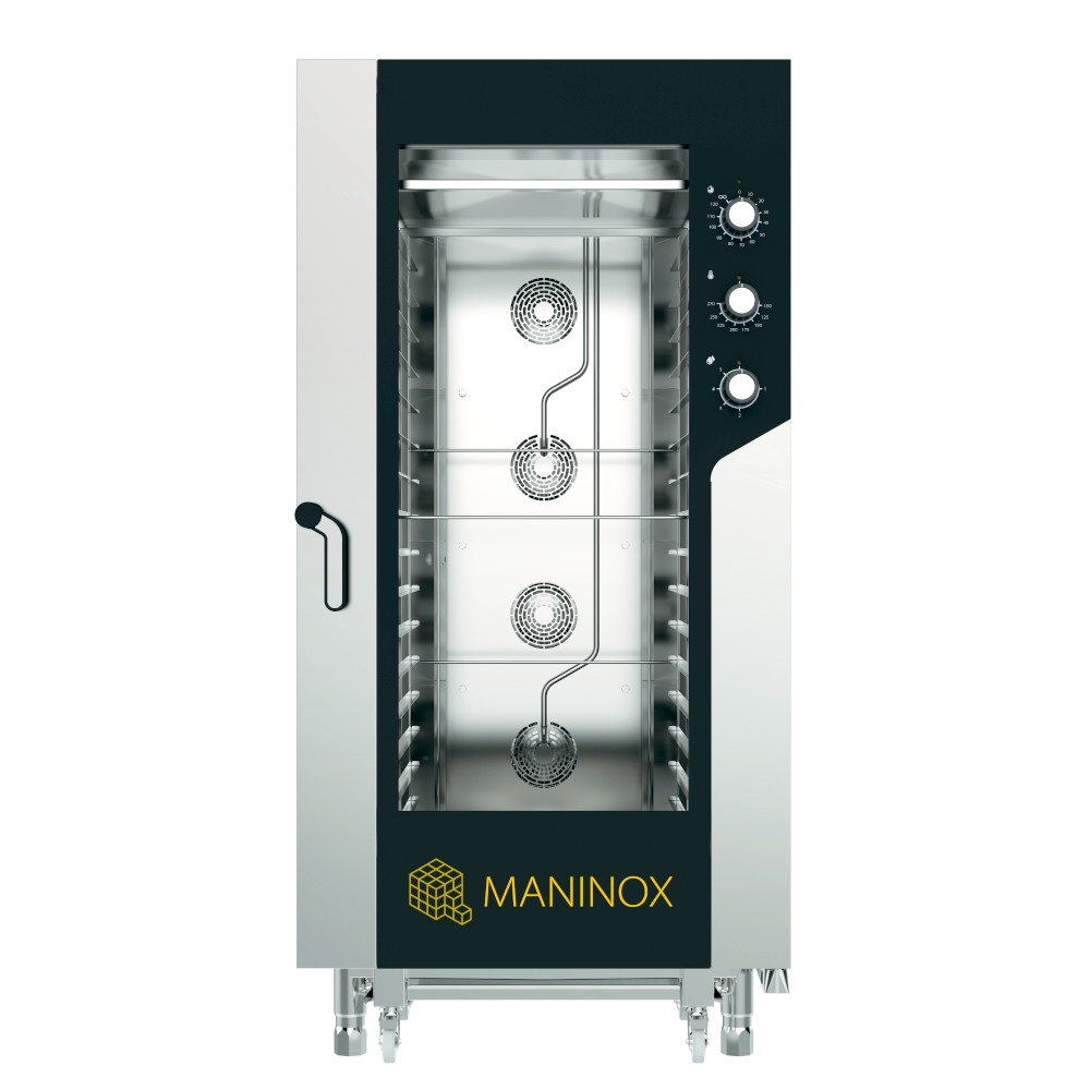 forno Forno pasticceria elettrico combinato convezione vapore 16 teglie 60x40 cm con pannello elettromeccanico