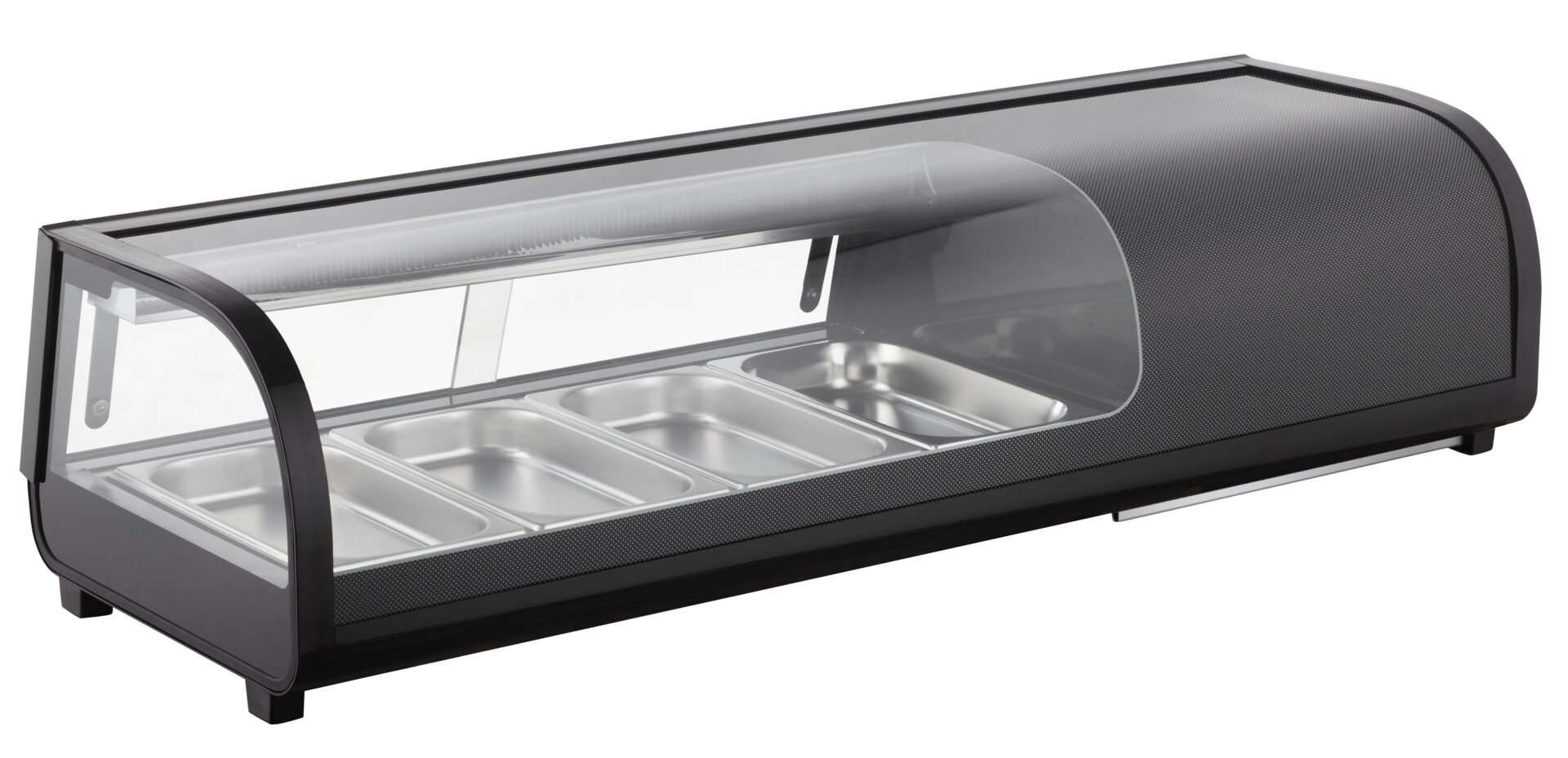 Espositore refrigerato da banco per Sushi, 1177x425x295h, 0 +12°C