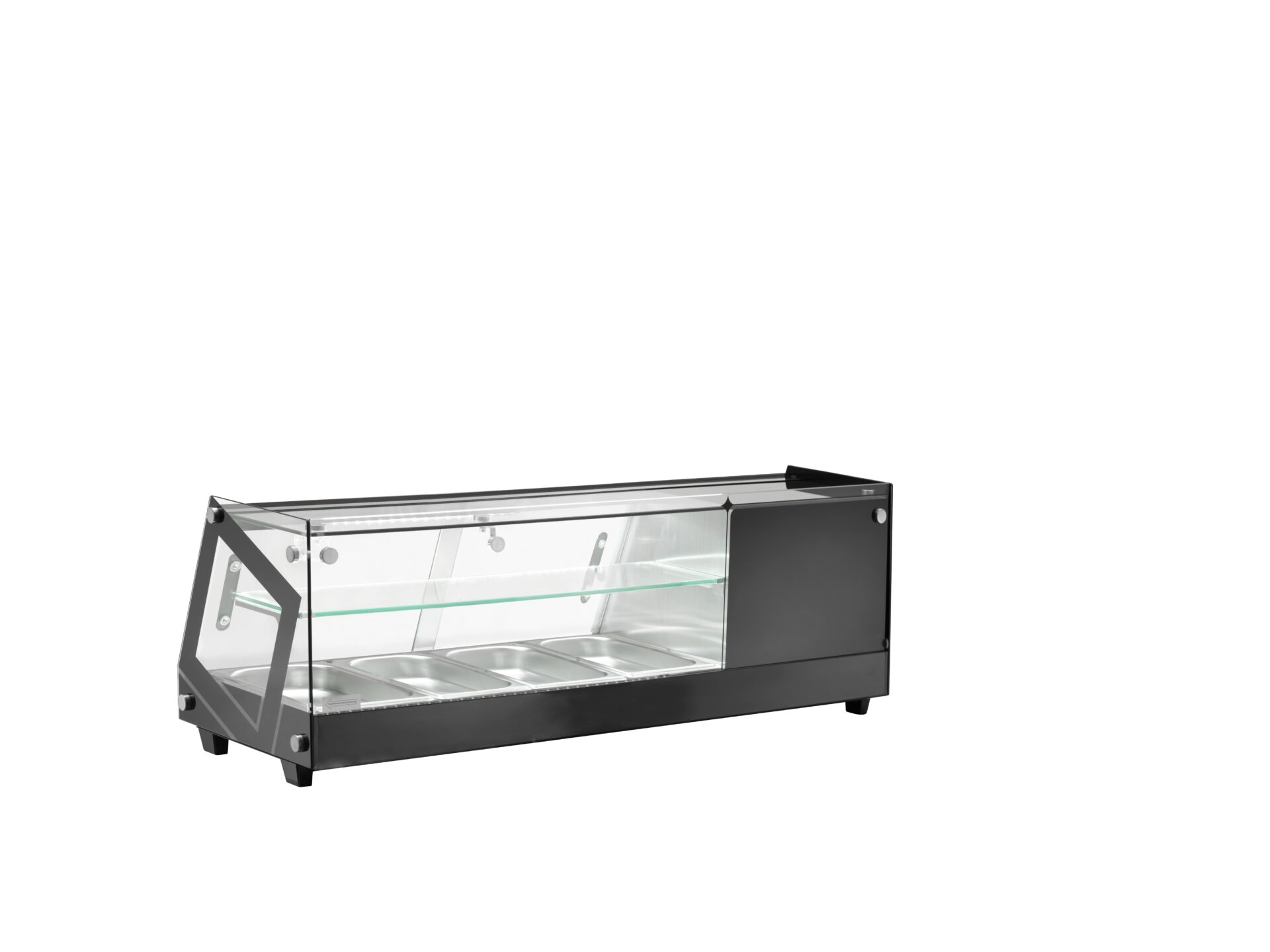 Espositore refrigerato da banco per Tapas, 1135x395x375h, 0 +12°C