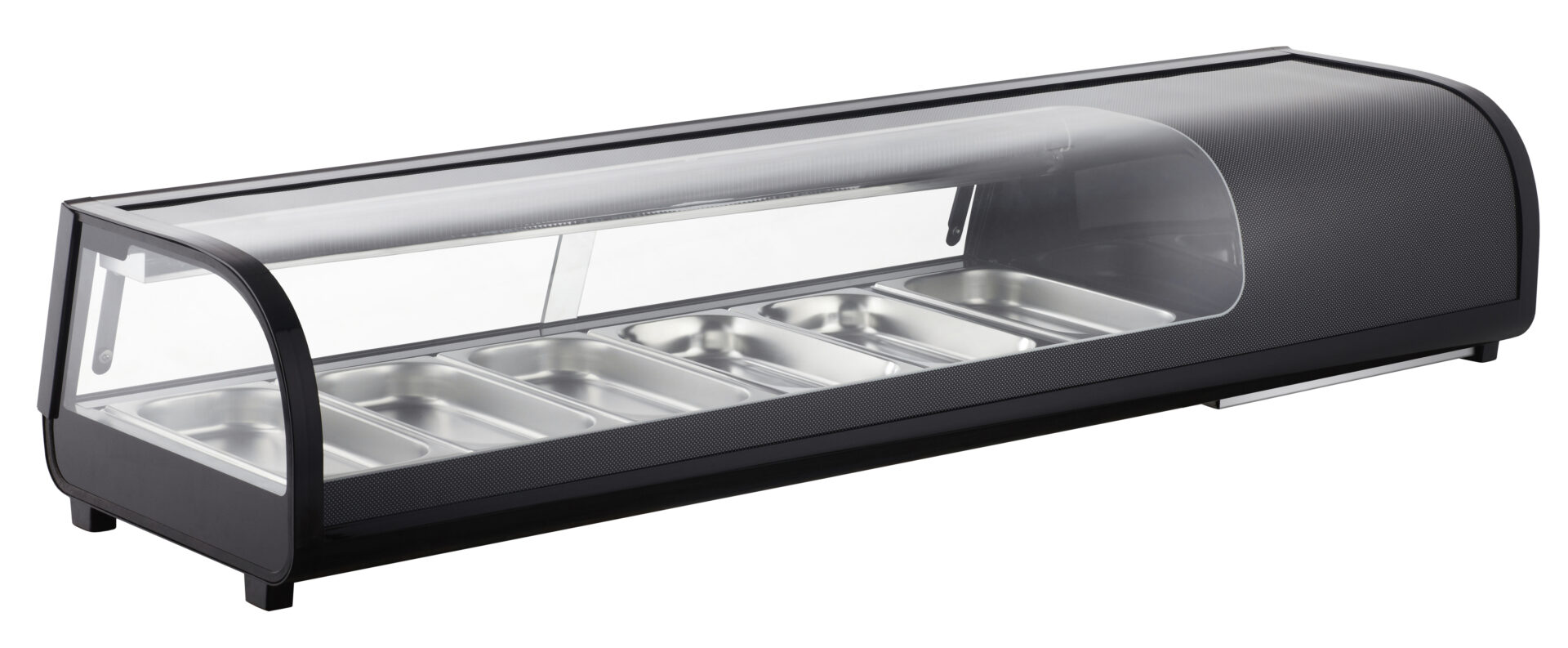 Espositore refrigerato da banco per Sushi, 1529x425x295h, 0 +12°C