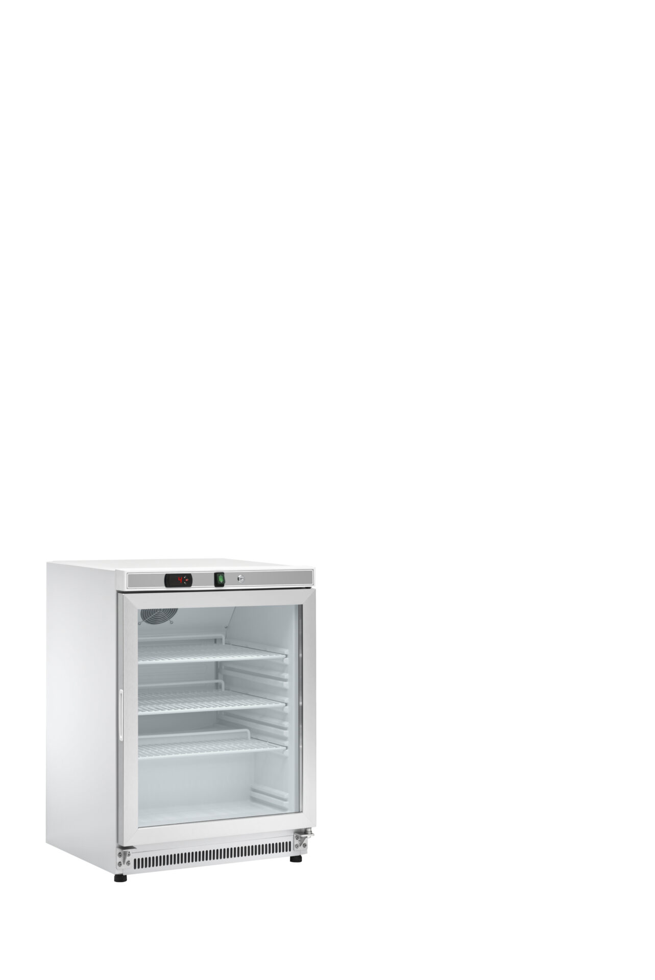 Armadio refrigerato con porta a vetri, 600x585x850h, < - 18 °C