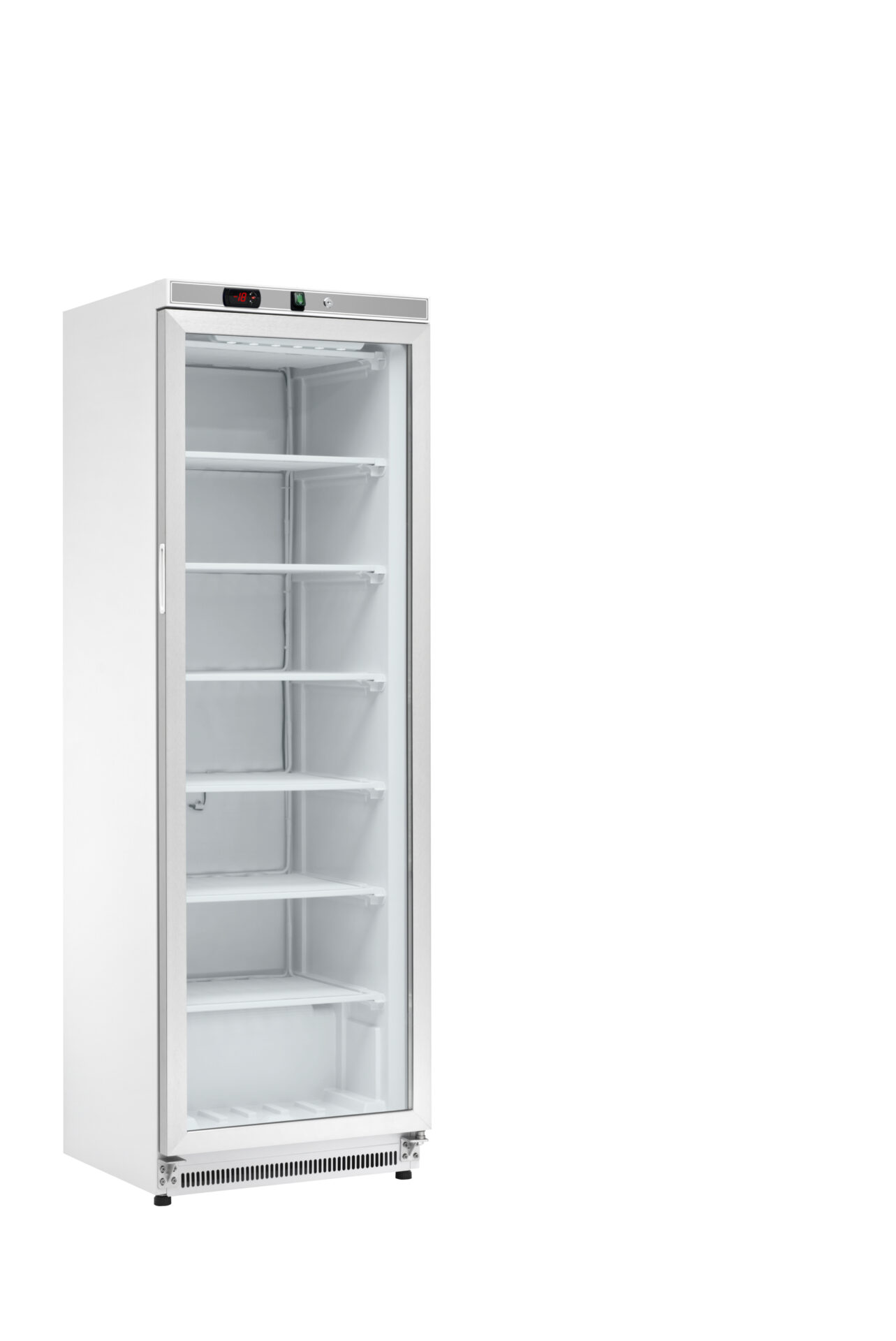 Armadio refrigerato con porta a vetri, 600x585x1850h, < - 18 °C