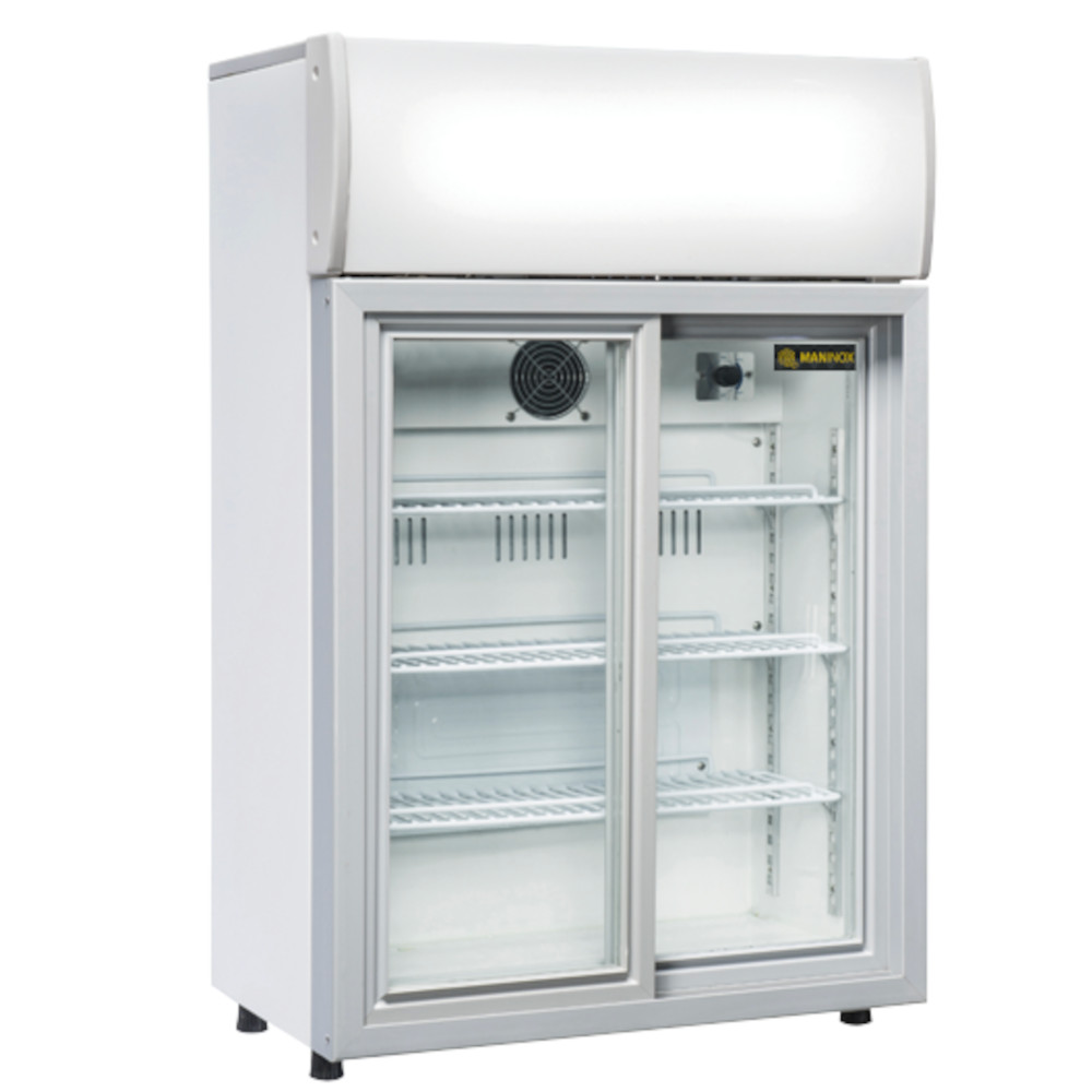 Frigo da banco con porta a vetri, 630x390x980h, +1 - + 10 °C