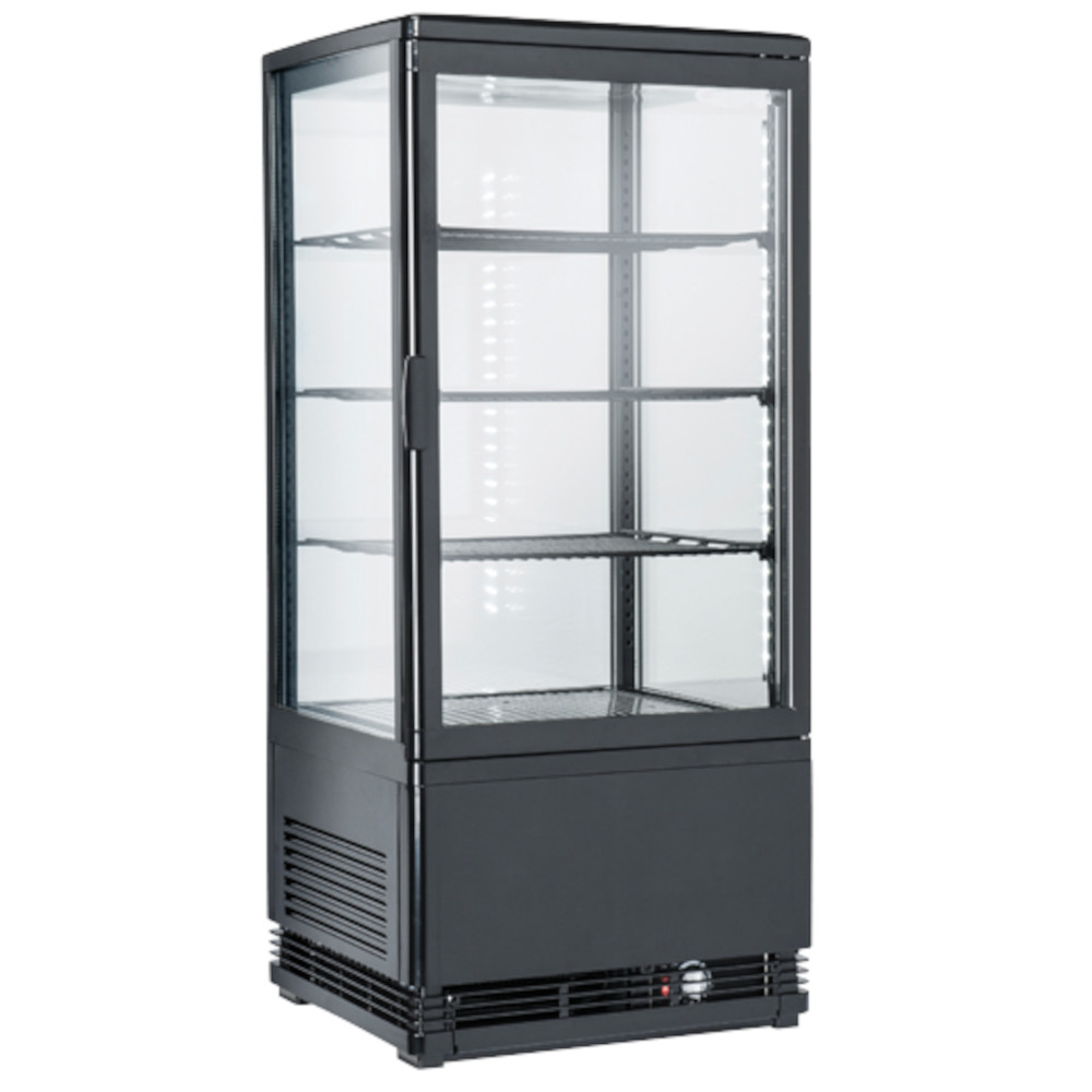 Espositore refrigerato da banco verticale da 78 Lt., 428x386x960h, +2°C +12 °C