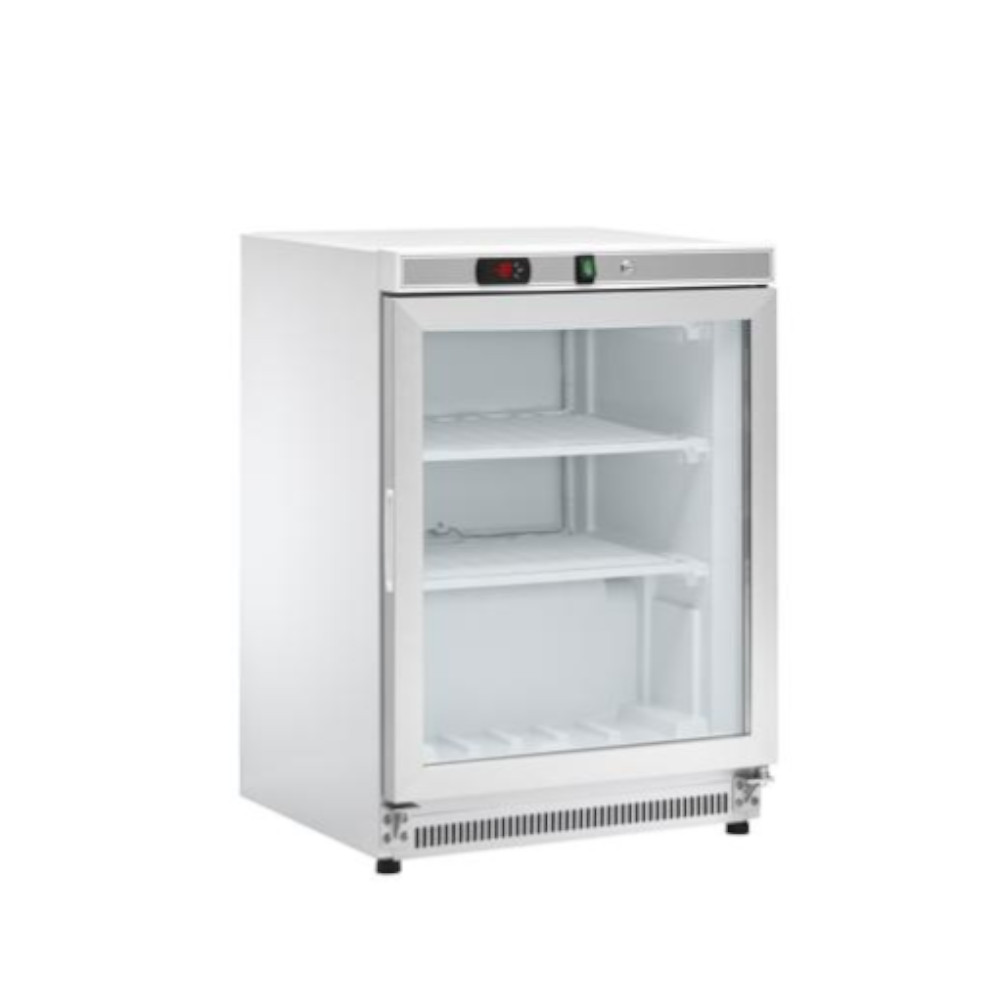 Armadio refrigerato con porta a vetri, 600x585x850h, < - 18 °C