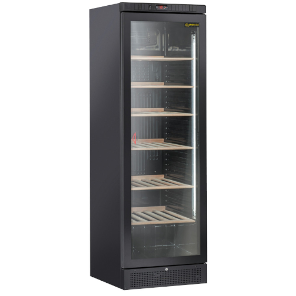 Espositore refrigerato per vini, 595x600x1840h, +7 +18 °C